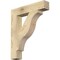 Ekena Millwork Funston Block Rough Sawn Bracket, Douglas Fir, 4"W x 22"D x 26"H BKT04X22X26FST05RDF - alternate 1